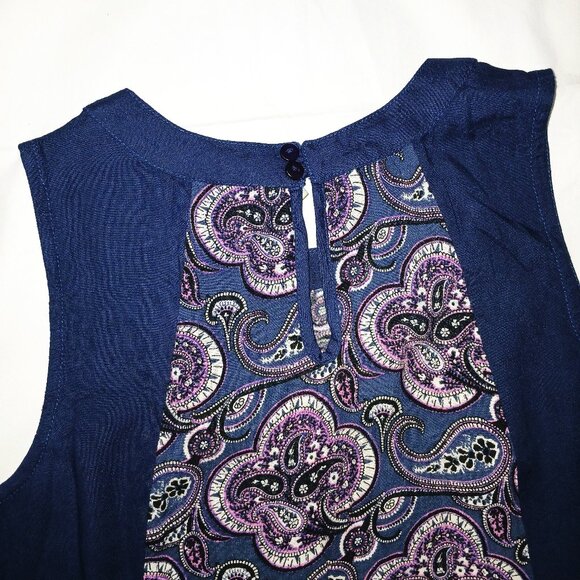 Sahalie Parsley A line Sleeveless Midi Swing Shift Dress Size M - Picture 5 of 10